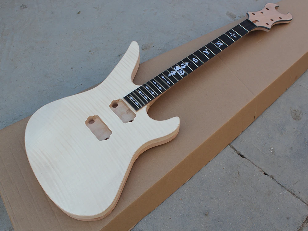 

DIY 6 Strings Semi-finished Electric Guitar with Mahogany Body/Neck,24 Frets