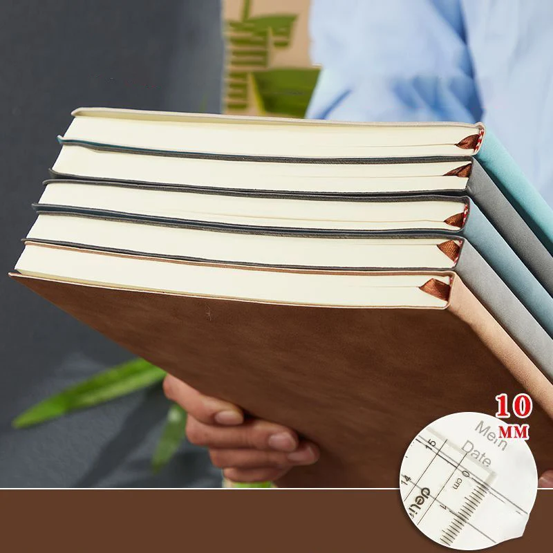 B5/A5PU-Ledernotizbuch, 120 Blatt/240 Seiten für Schreibnotizbücher, Schreibwaren, Schulbedarf und wichtige Utensilien