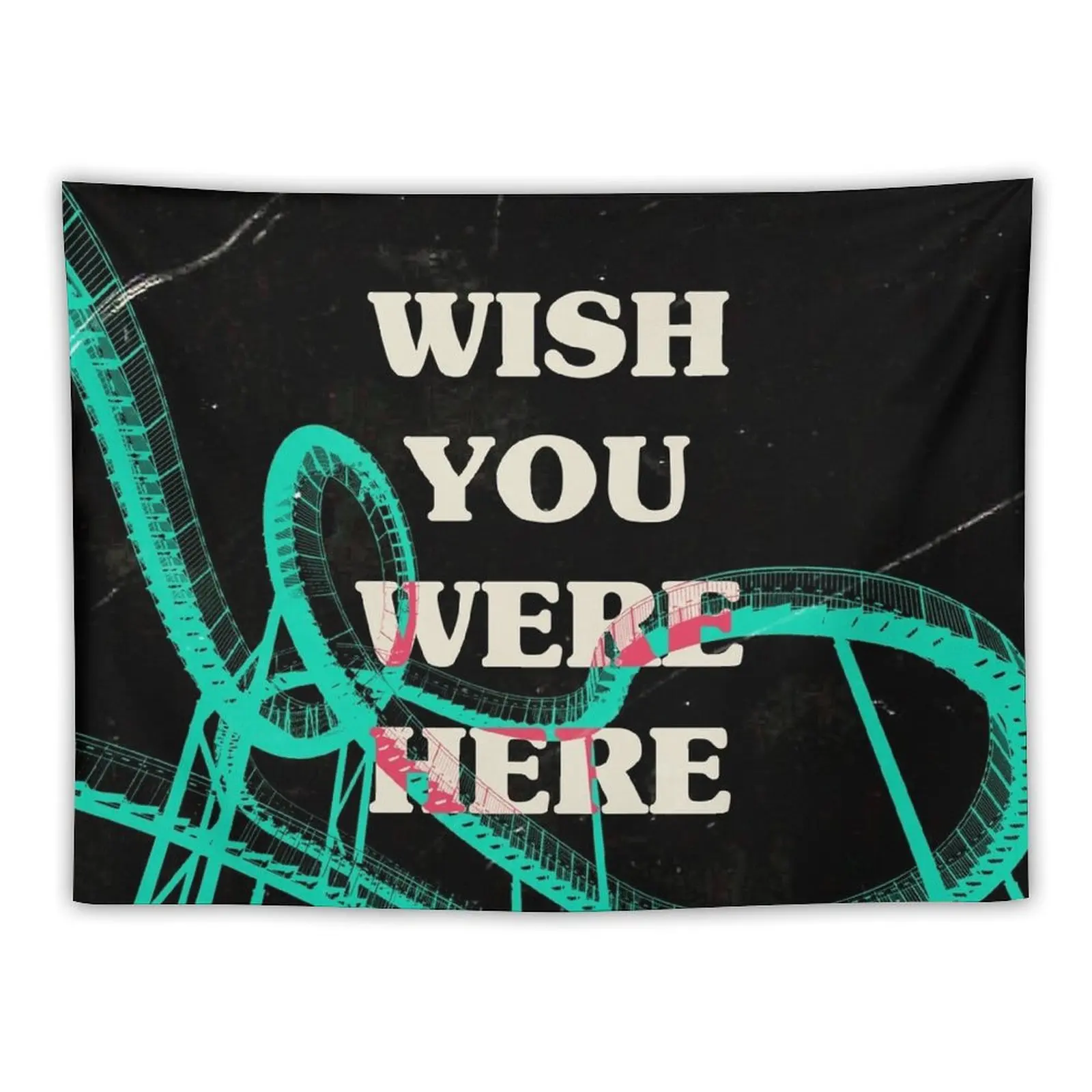 wish you were here Tapestry Wall Hanging Aesthetic Room Decors Room Decorator Wall Hanging Decor Tapestry