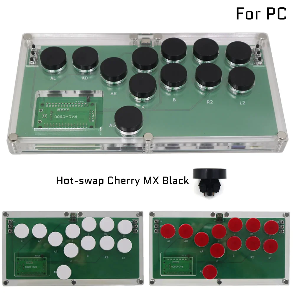 

B1-MINI All Buttons Fightbox Stick Fighting Arcade Game Joystick Hitbox Controller All Button Mini Game Console For PC/Android