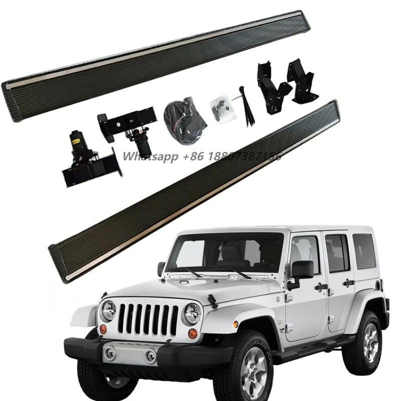 

Electric Side Pedal for Wrangler JL 18 + (4 Doors) Electric Foot Pedal Retrofit