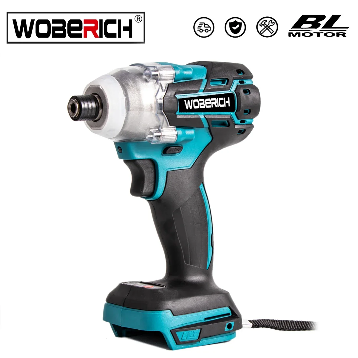 

18V Cordless Electric impact Screwdriver Brushless Impact Wrench 1/4 Rechargable Drill Driver Working Light For Makita Battery