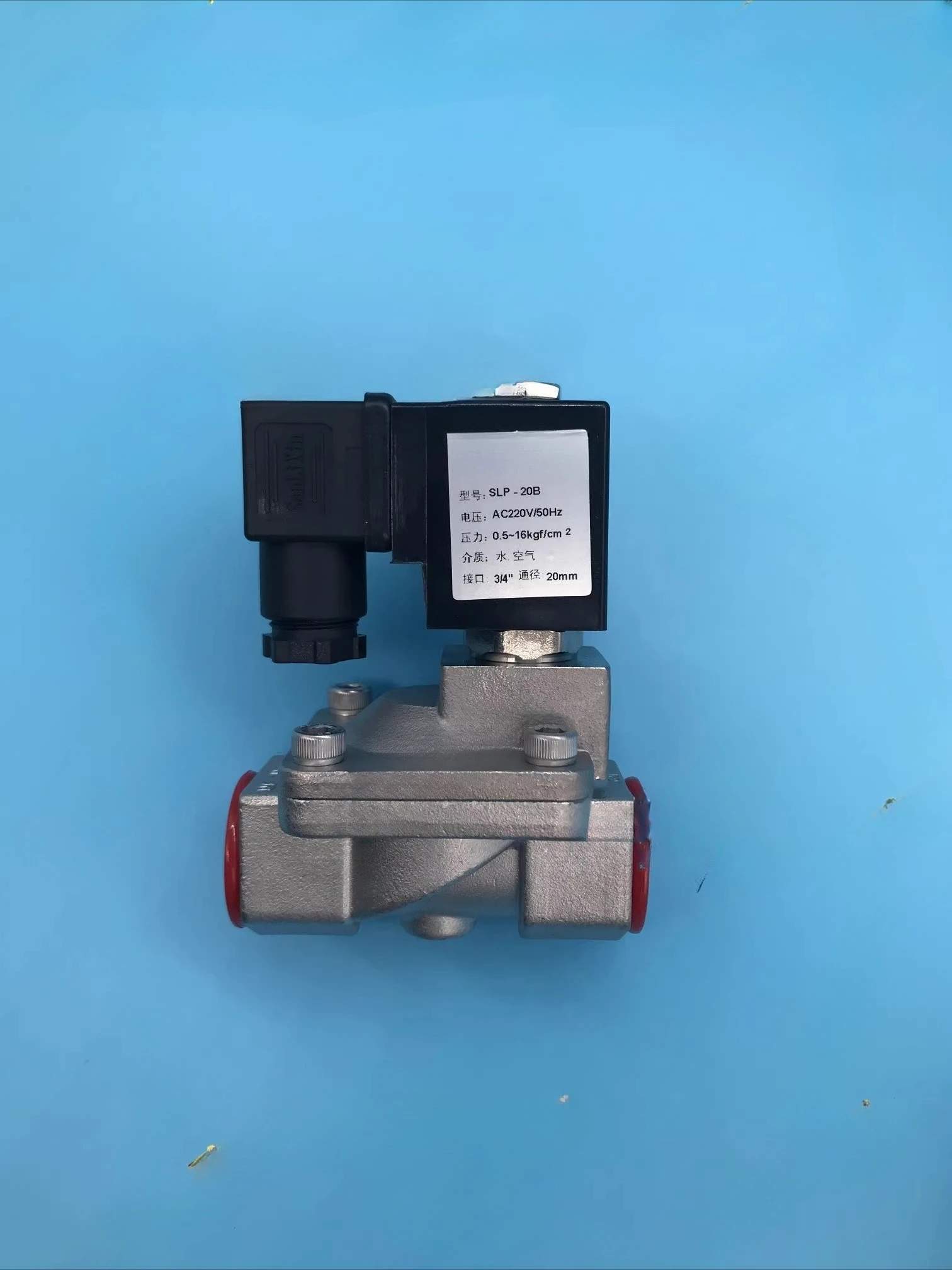 Válvula Solenoide de Acero Inoxidable SLP-15B/SLP-20B/ 25/35/40/50 AC220