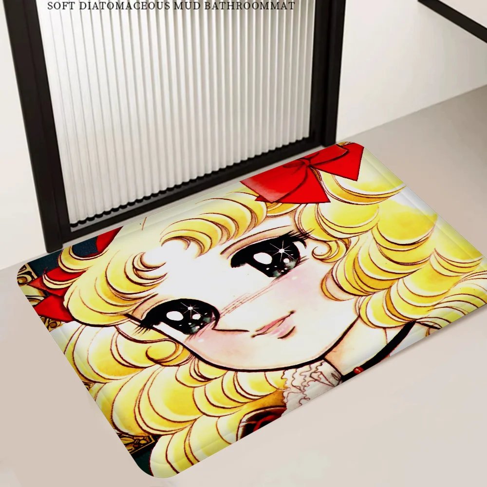 Anime Manga Candy Room Mats Washable Non-Slip Living Room Sofa Chairs Area Mat Kitchen Alfombra