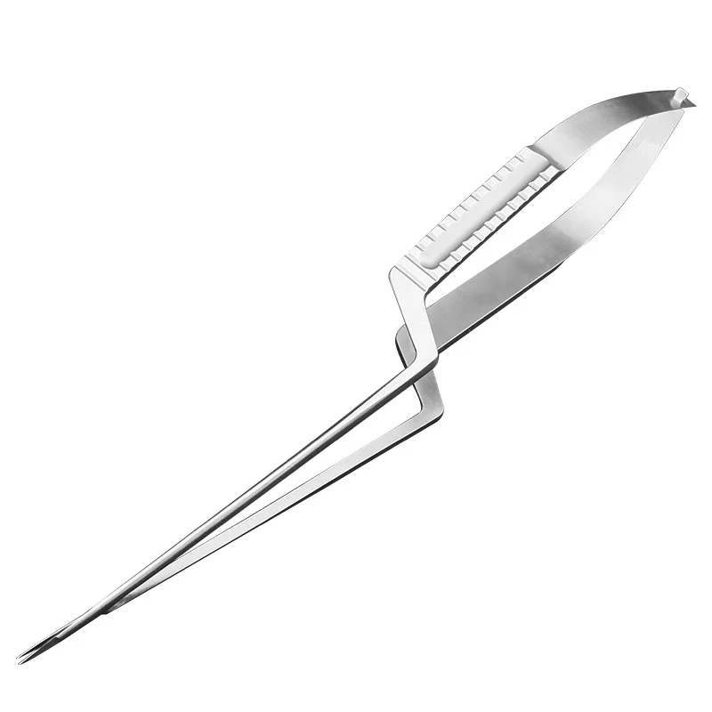 

Instruments Stainless Steel Neurosurgical -Shaped Microscopic Scissors Gun-Type Spring-Loaded N