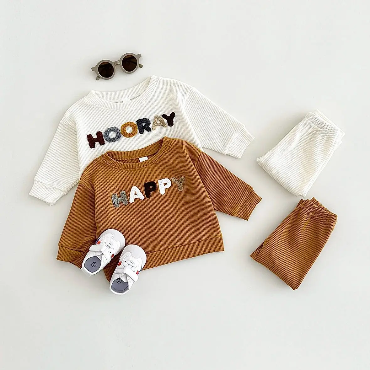 

Ins Autumn Baby Clothes Cotton Infant Sets Spring Long-Sleeved Sweatshirts+Pants Baby Boys Clothes 2pcs Baby Girl Suit Outfits