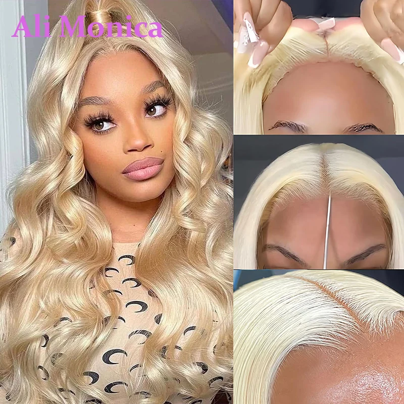 Glueless Wig 613 Blonde Body Wave 5X5 Ready and Go Glueless Human Hair Wig Vietaese Raw Human Hair Hd Lace Frontal Wig For Women