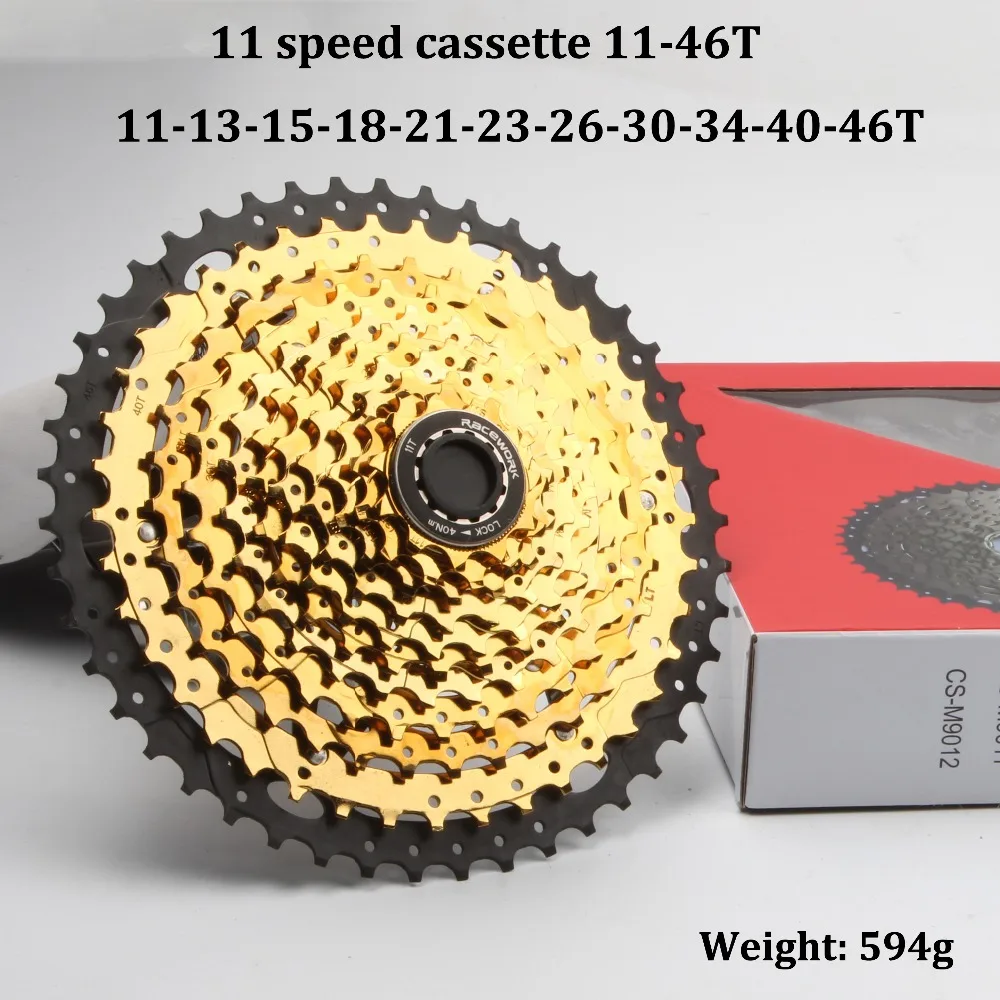 RACEWORK bicycle cassette 11 speed cassette 11-46T 50T 52T 11S HG hub all steel mountain bike cassette bike sprocket MTB