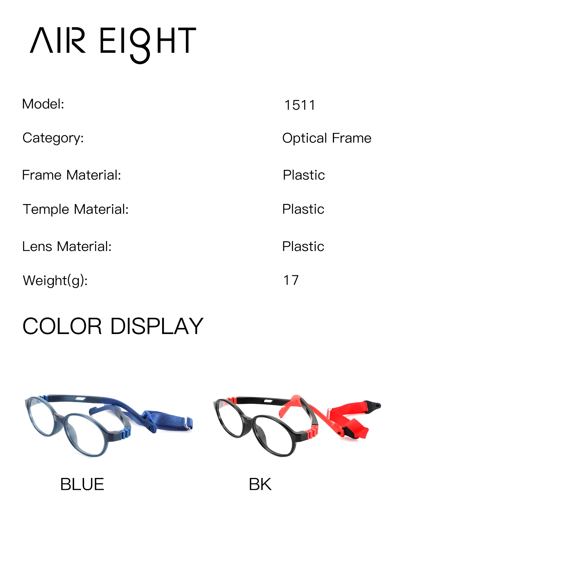 AIREIGHT XXS Size Round Photochromic Correction Prescription Glasses for Children Anti Blue Light Protection Myopia Eyeglasses