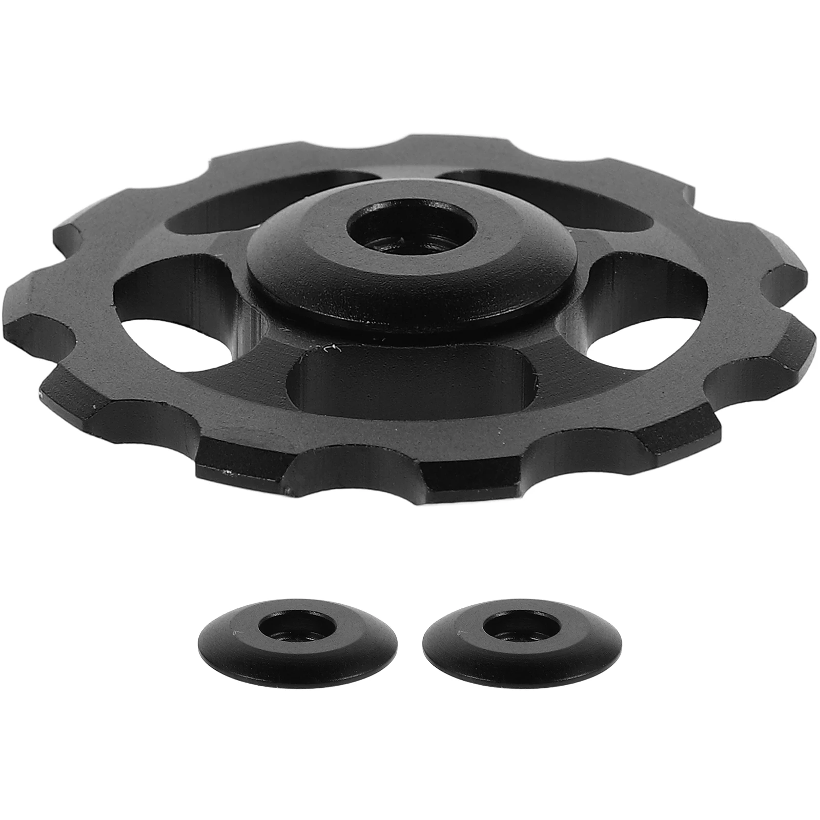 

Rear Guide Wheel 11 Teeth CNC Aluminum Alloy Derailleur Pulley Bearings Lightweight Durable Bike Supplies Mountain Biking