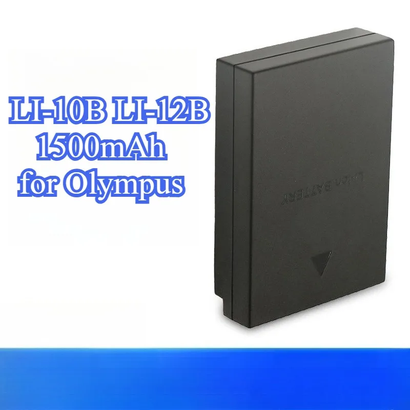 Batería de repuesto de 1500mAh para cámara digital Olympus LI-10B LI-12B Compatible con C-470ZOOM C-4000 C-5000 C-5050 C-5060