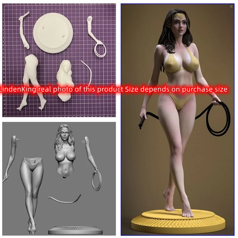 

LinDeekin D145 Индивидуальные 3D гаражные комплекты Неокрашенная фигурка GK Модели Белая смола Несобранные головоломки модели персонажей