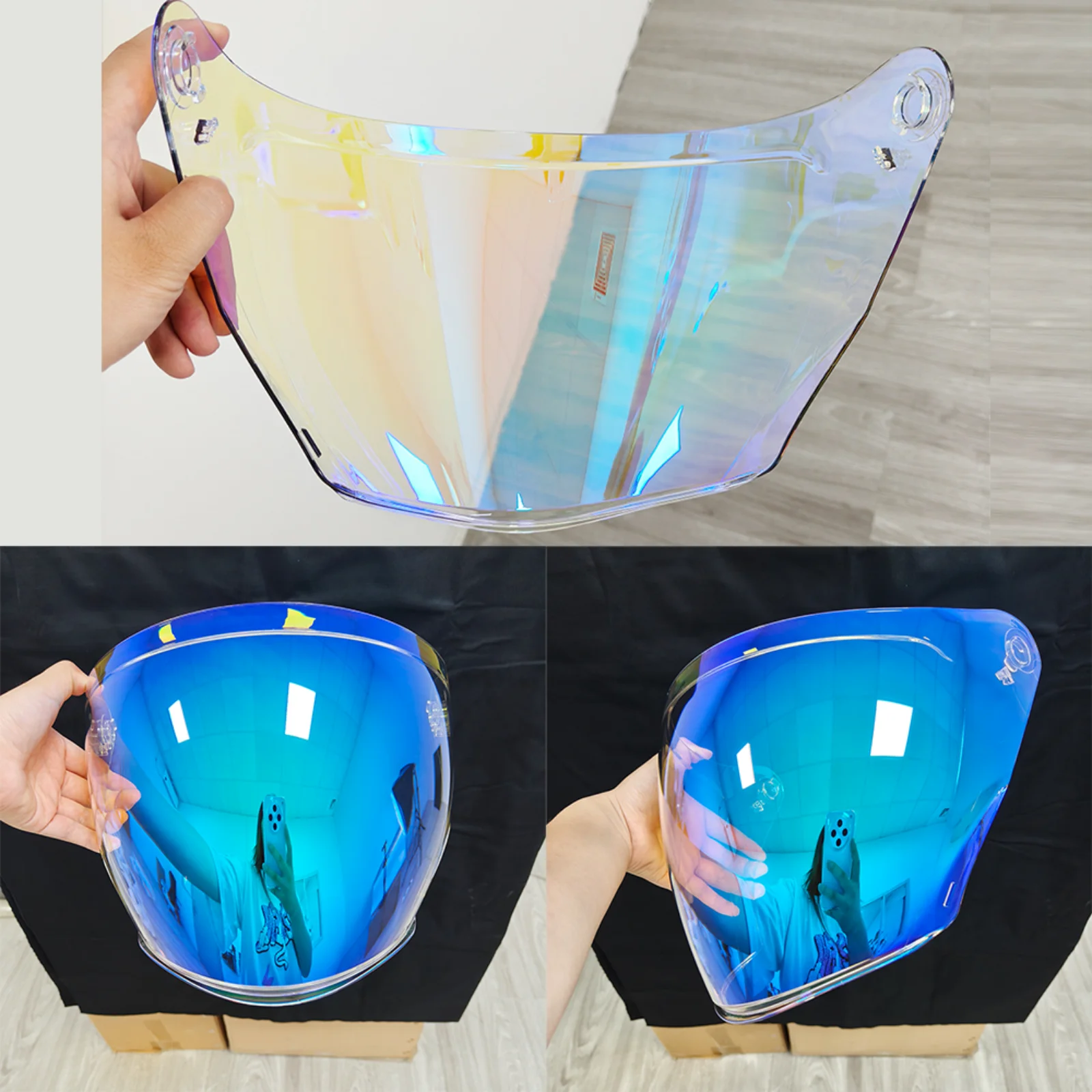 

NFJ Visor for KYT NFJ,TTR-JET Shield UV Protection Helmet Lens Visiera Casco