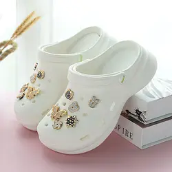 2024 New Fashion Hot Selling Cute Girl's Women Ladies Star Charm Summer Garden Clog Shoes mules Sandals Slides Slipper for Women
