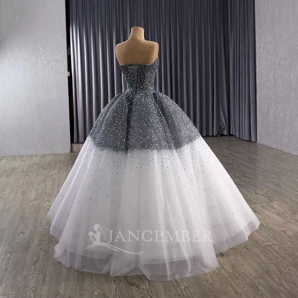 Vestidos personalizados de 15 anos, lantejoulas, espartilho, vestido de baile, quinceanera, até o chão, glitter, formal, concurso, sem alças