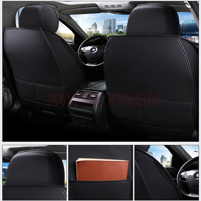 Universal Artificial Leather Car Seat Cover for PEUGEOT 206 307SW 308 407 408 508sw 208 2008 3008 4008 5008 Interior Accessories