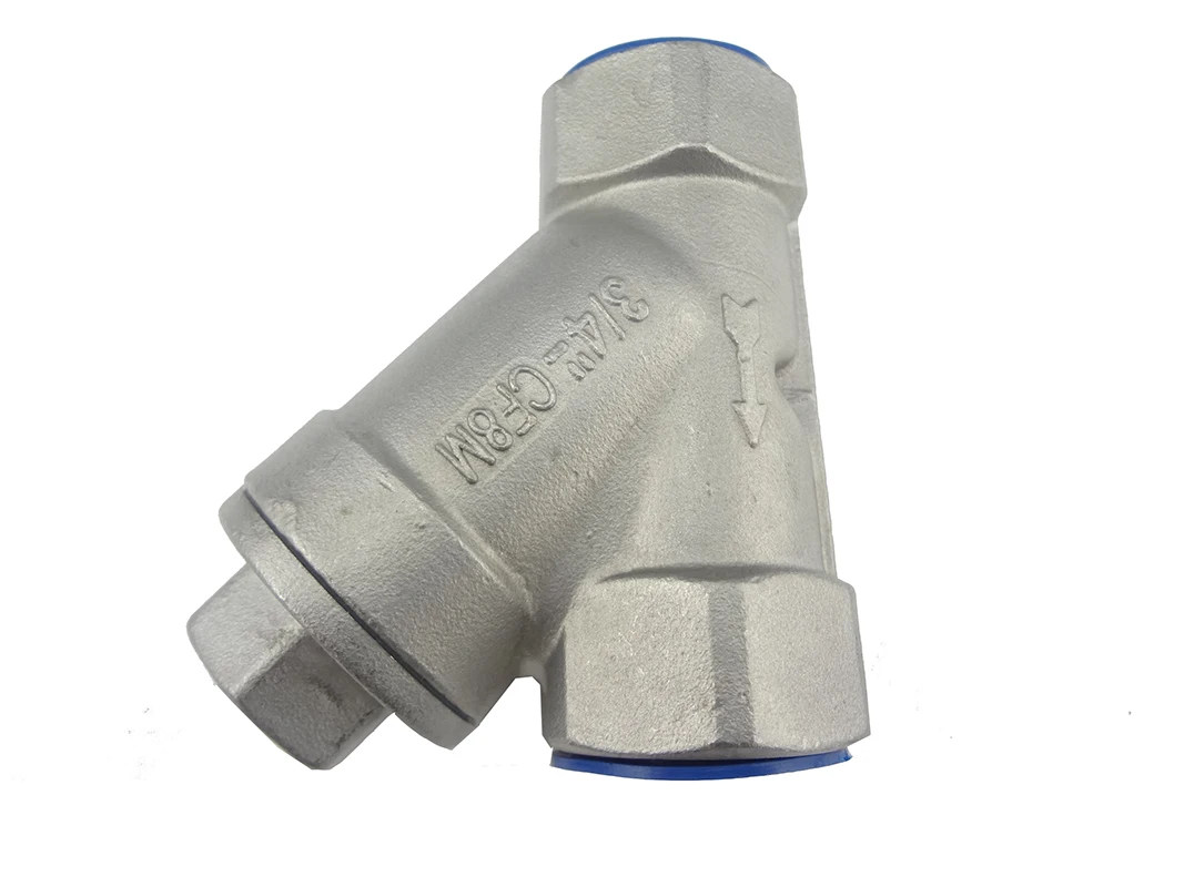 Válvula coladora tipo Y NPT, 3/4 ", DN20, acero inoxidable