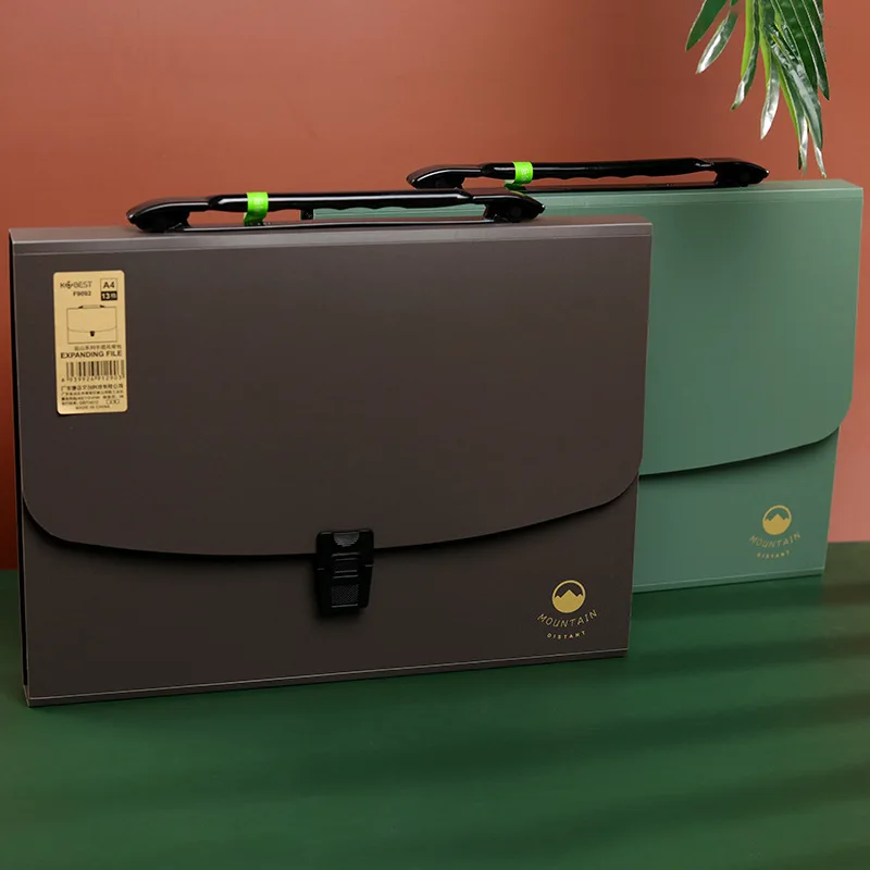 

Expanding File Folder, for A4/Letter Sized Paper, Accordion Folder with Labels - Document Receipt Organizer for Office, School