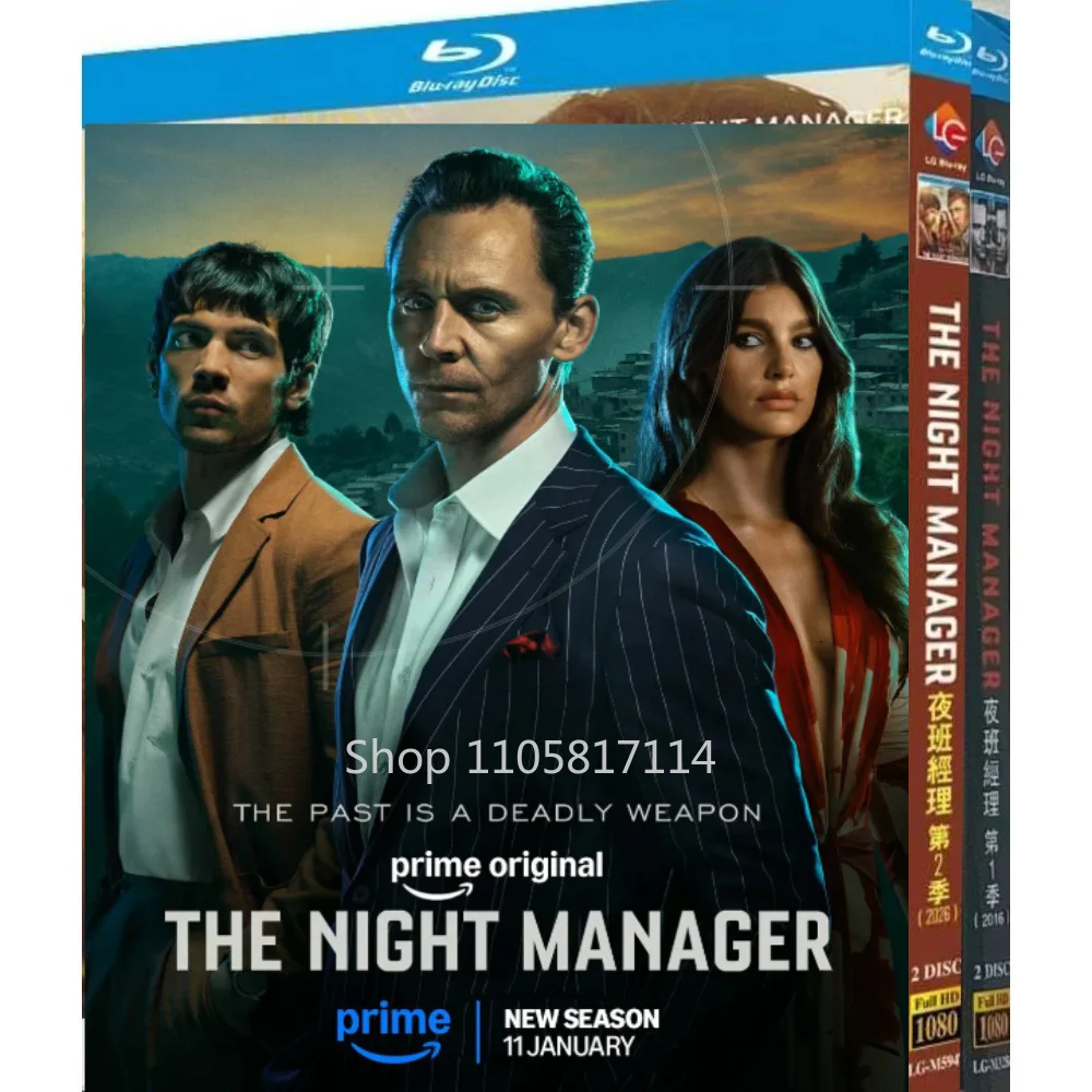 The Night Manager Season (1-2) 4-Disc New Sealed Box Set Blu-ray disc Audio: English YIHUI