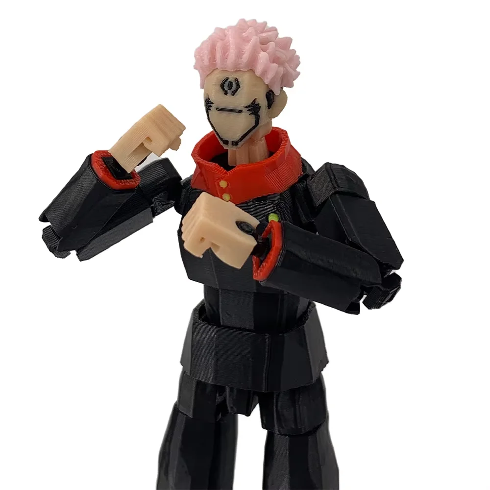 3D Printed Action Figures Jujutsu Kaisen Ryomen Sukuna Anime Multi-Jointed Shapeshift Toys Mannequin Model Ornaments Gifts