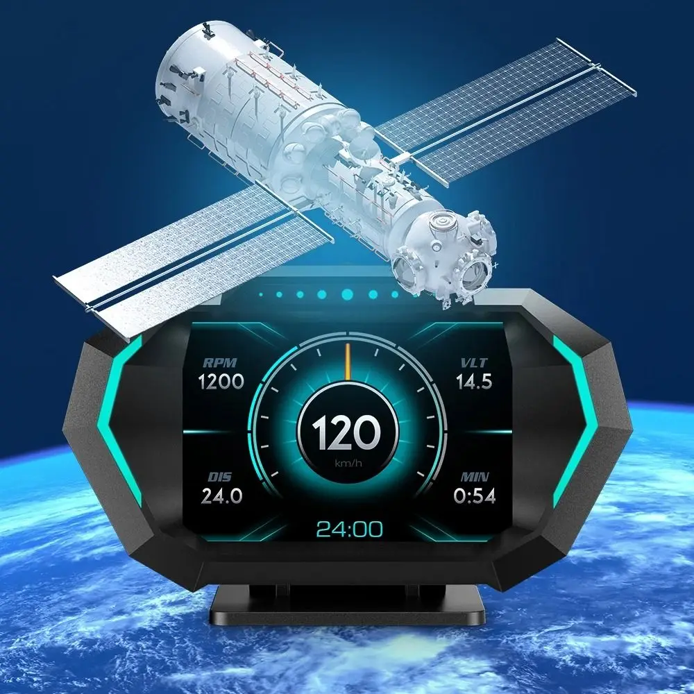 

Easy To Use HUD Car Head Up Display Universal Portable Digital Speedometer Plastic Durable Windshield Projector Car Accessories