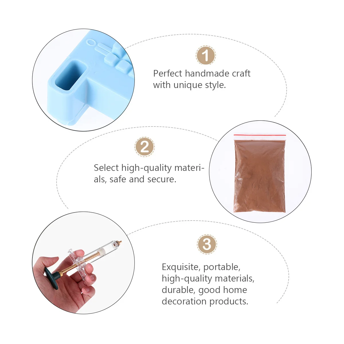 

Manual Incense Tool Kit Durable Handmade Incense Squeeze Tool for Home Yoga Meditation Fragrance Extruder Stick Making Accessory