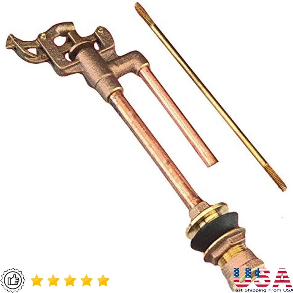 

Латунный шаровой кран для унитаза, замена 8-1/2 дюйма, прочный, простой в установке, смывной механизм, Mansfield, баки