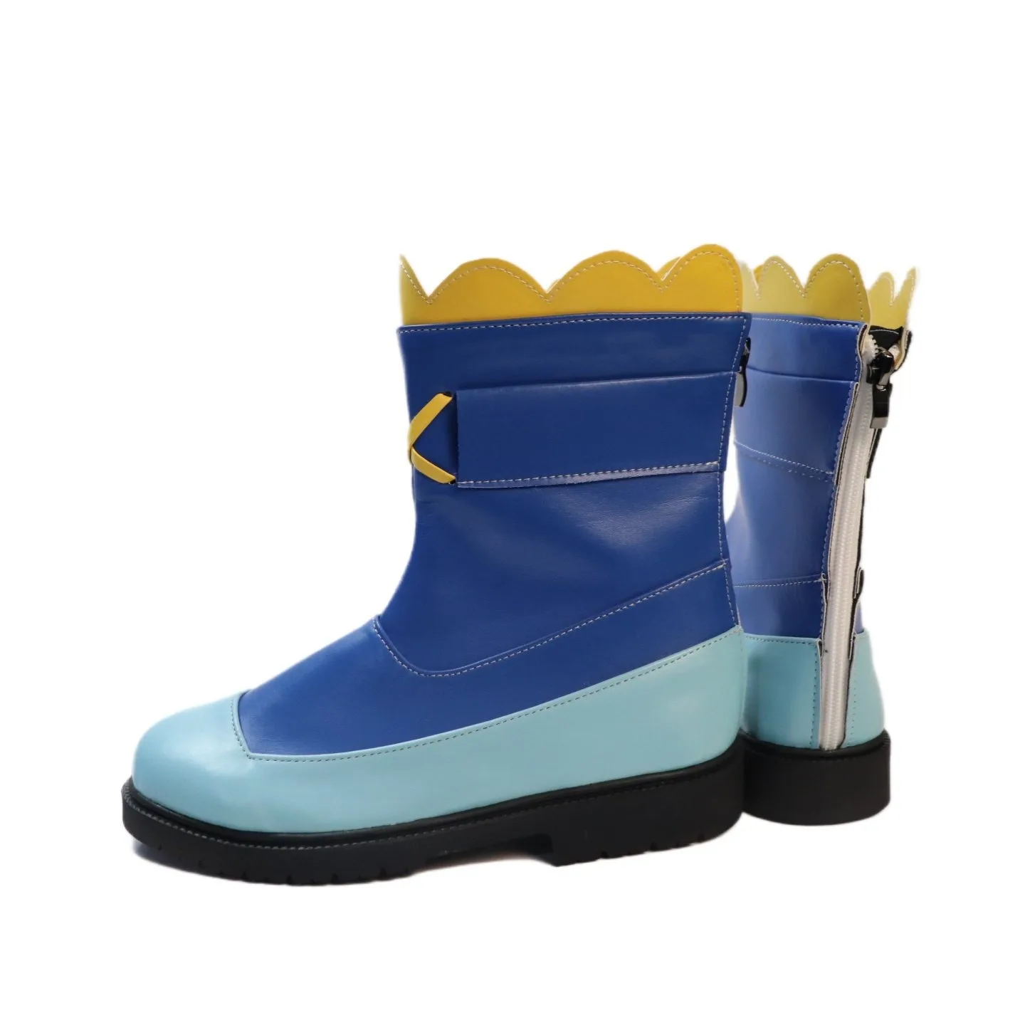 Grusha Cosplay Shoes Anime Accessories Cosplay Props PU Leather Shoes Halloween Carnival Boots Custom Made