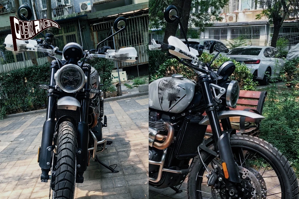 Fit Scrambler 1200X 2024-2025 Scrambler 1200XC 1200XE 2019-2025 Motorcycle Accessories Front High Mounted fenders - Image 6