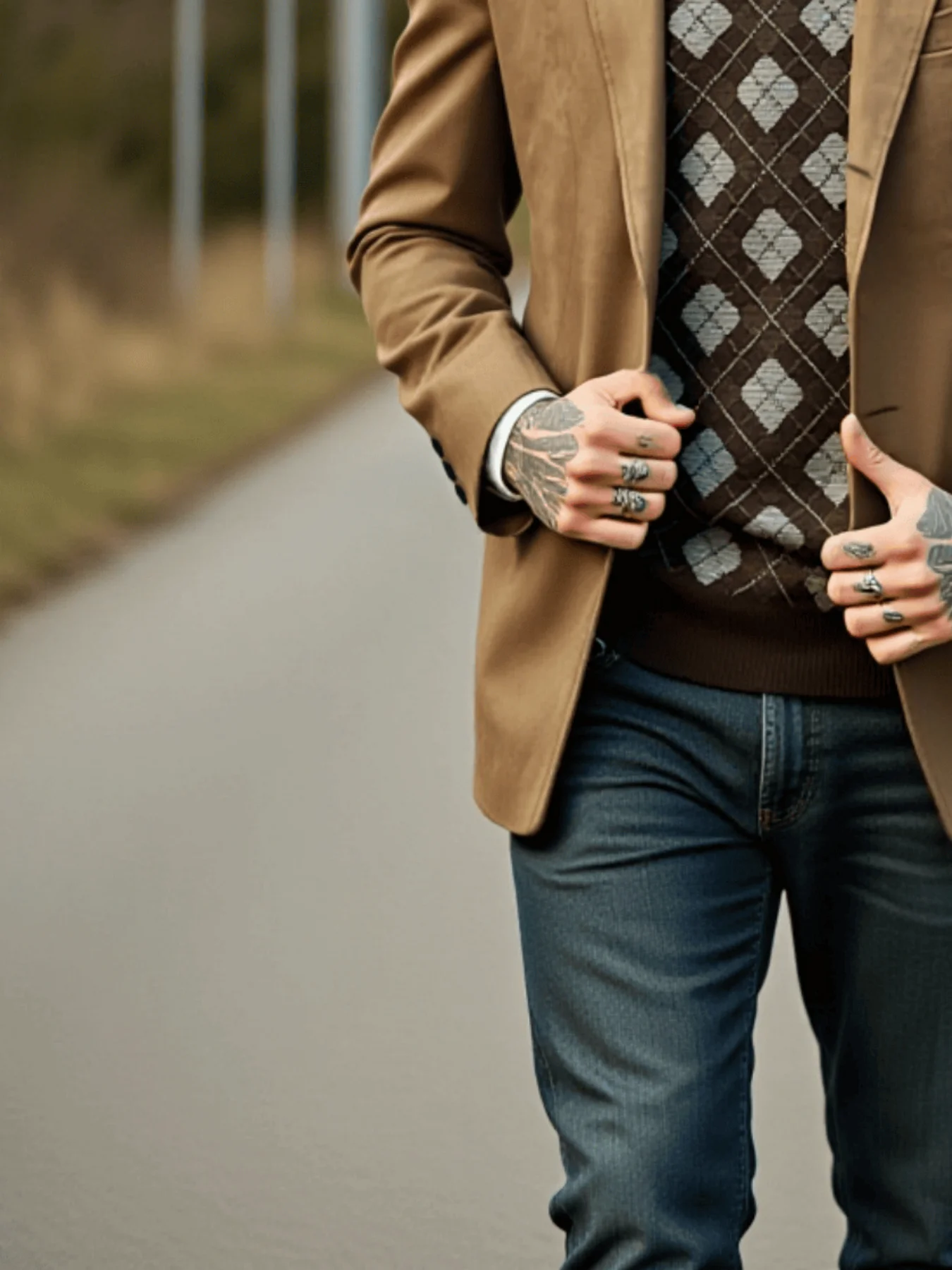 Men's Single-Breasted Jacket i - Men'S Urban Formal Wear ulasan dan harga