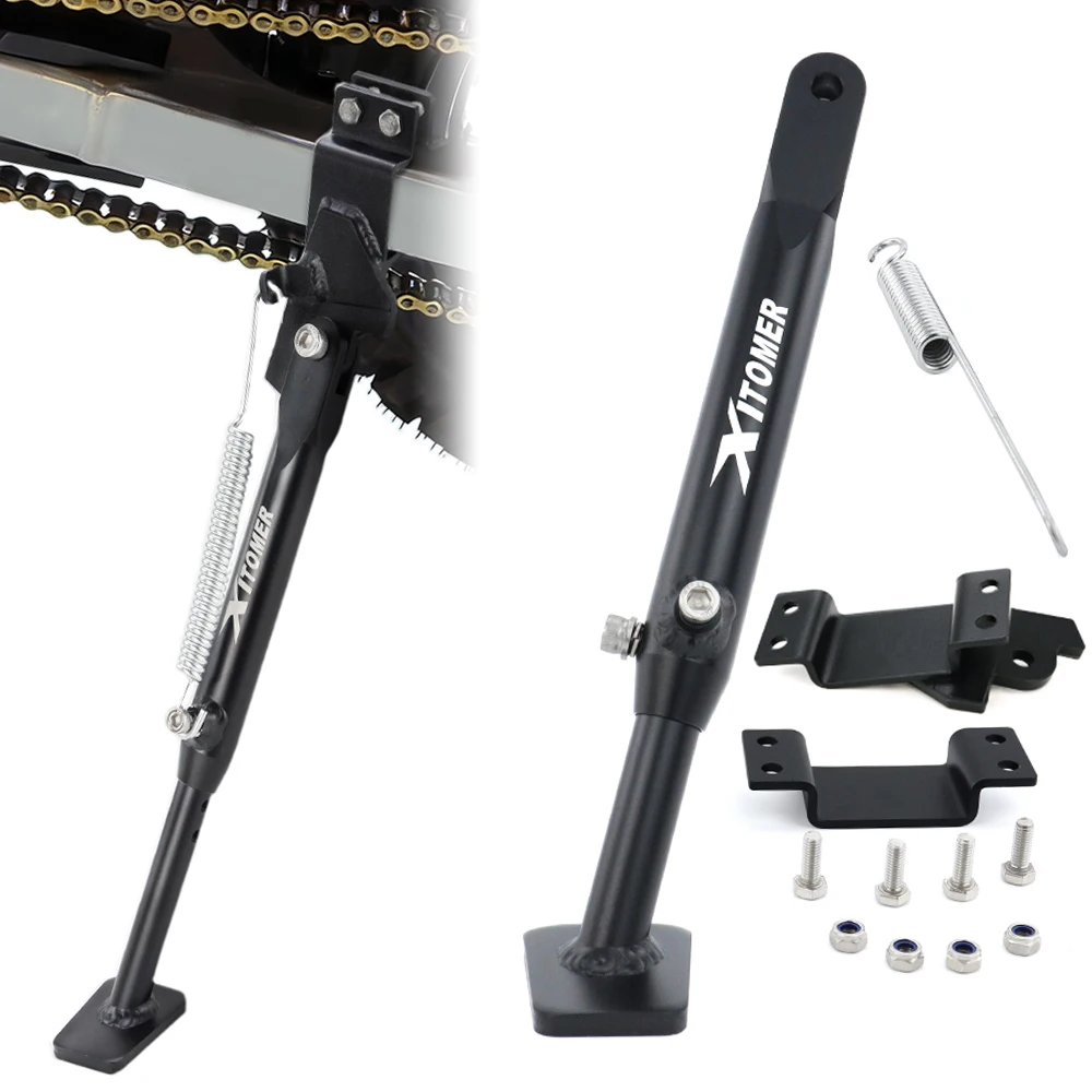 

For Yamaha YZ85 YZ 85 2002-2022 2023 2024 2025 Motorcycle Aluminum Adjustable Kickstand Foot Side Stand Extent Support Holder
