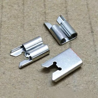 100pcs 6.3 Inserts Plug Spring Terminal PCB Circuit board insert thickness 0.4 female Terminal PCB welding sheet