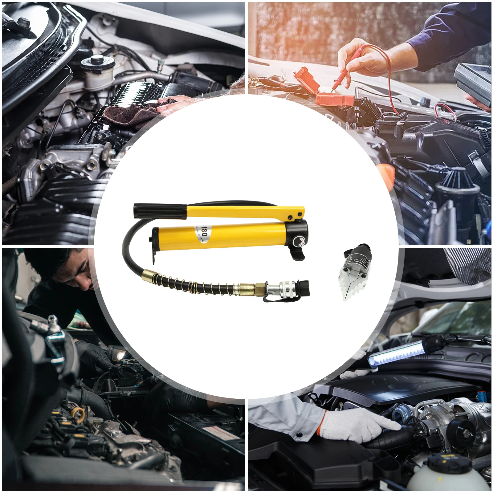 

8T Split Type Hydraulic Spreader Portable Manual Flange Splitter Expander Pliers CR45 Steel Pipe Repair Tool
