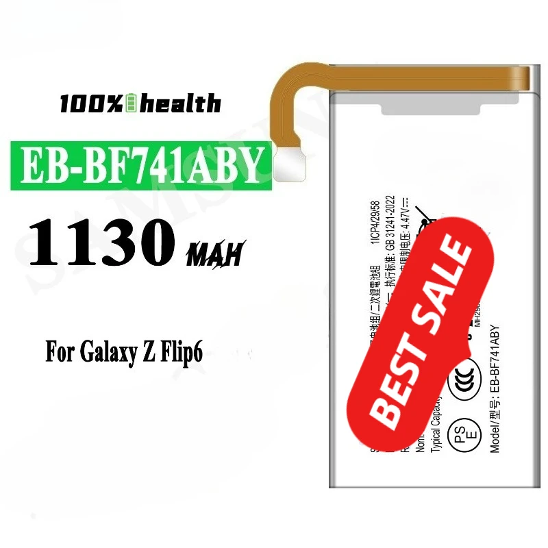 0 Cycle EB BF742ABY BF741 Battery for Samsung Galaxy Z Flip 6 High Quality Replacement Lithium Polymer Grade A Cell with Tools