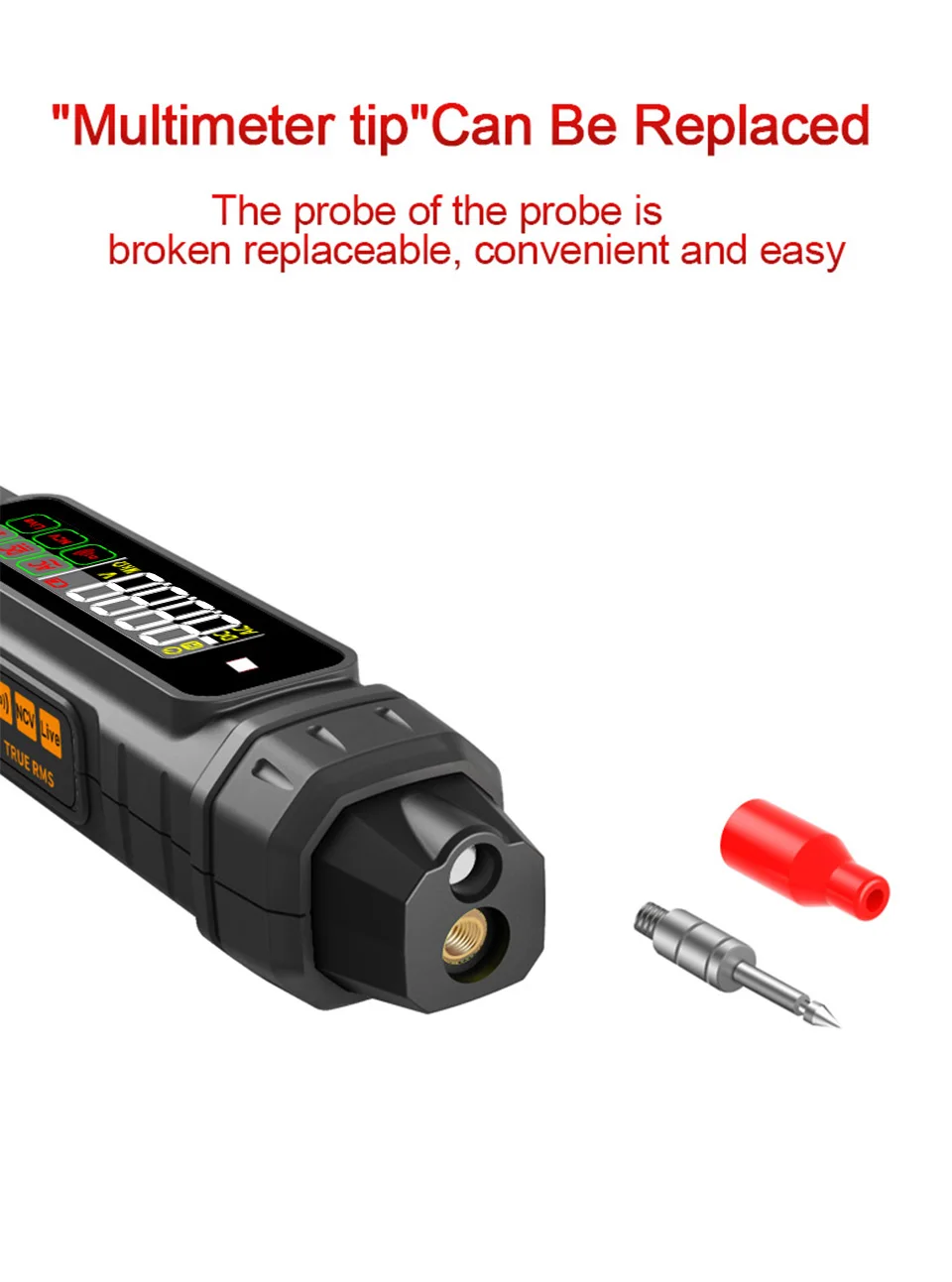 Smart Digital Multimeter Berührungsloser Spannungsdetektor Stift Auto Range Resistance NCV Hochpräziser Multimetro Voltmeter Tester – Detail 9