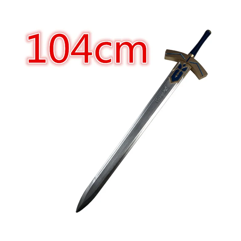 80Cm Thanh Kiếm Số Phận Ở Lại Đêm Saber Arthur Bút Đen Trắng Thanh Kiếm Excalibur PU Cosplay Chống Đỡ Vũ Khí