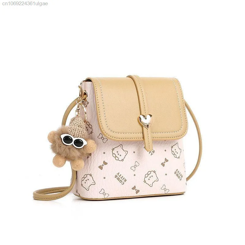 Sanrio Hello Kitty Niche Design Luxury Single Shoulder Bag Fashion Trend Versatile Crossbody Bag Women New High-end Shoulder Bag