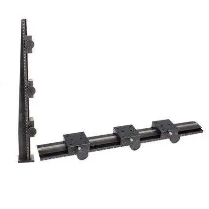 DZ60 long stroke gear rack trimming platform dovetail groove displacement table manual sliding table translation table
