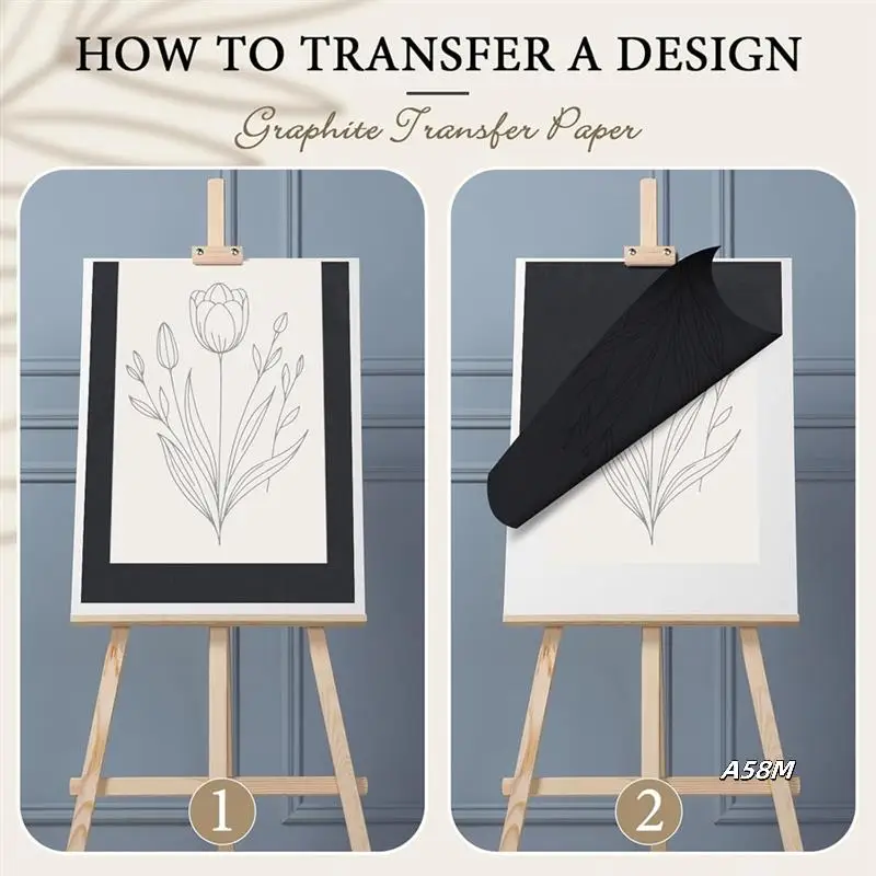

20 Sheets Transfer Paper 17 X 24 Black Waxed Carbon Paper For DIY Woodworking, Drawing, Tracing And Transfer