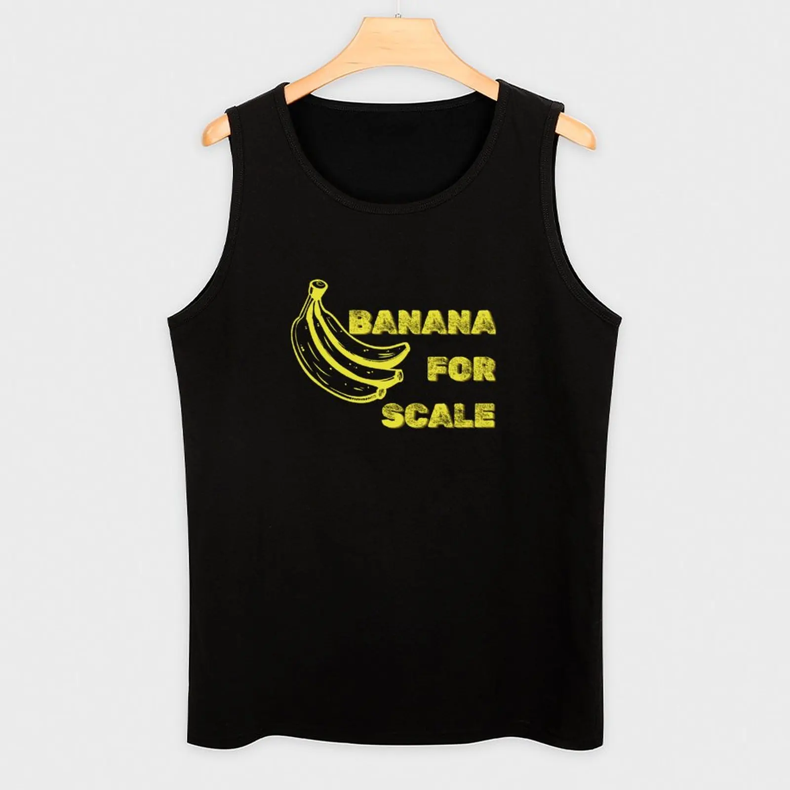 Banana for Scale Tank Top Bodybuilding clothing man sleeveless t-shirts for men Male clothes