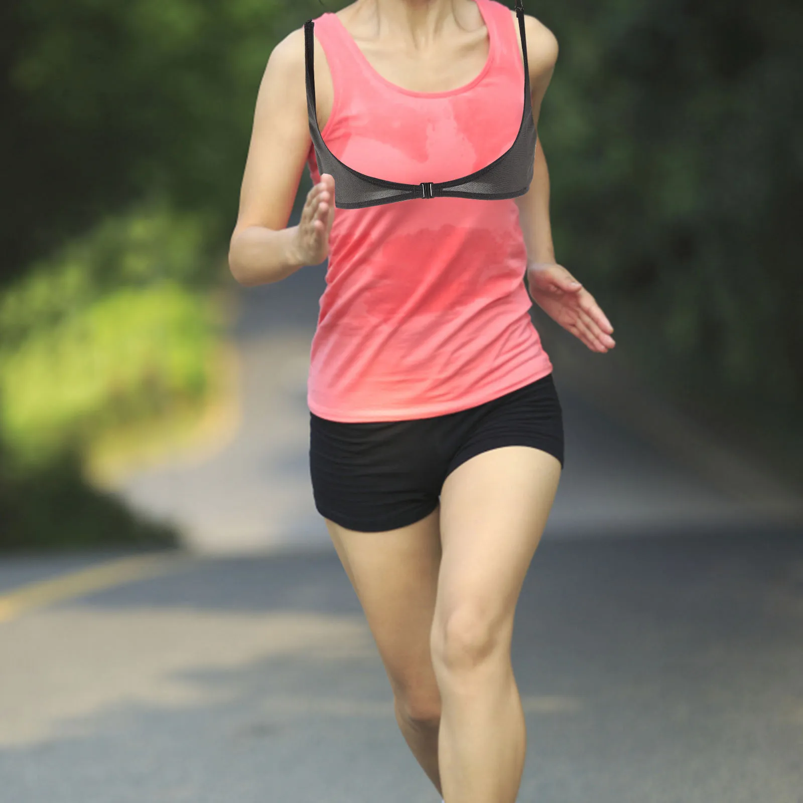 Colete nas axilas lavável, reutilizável, leve, à prova de suor, para mulheres, verão, almofada de suor, colete confortável