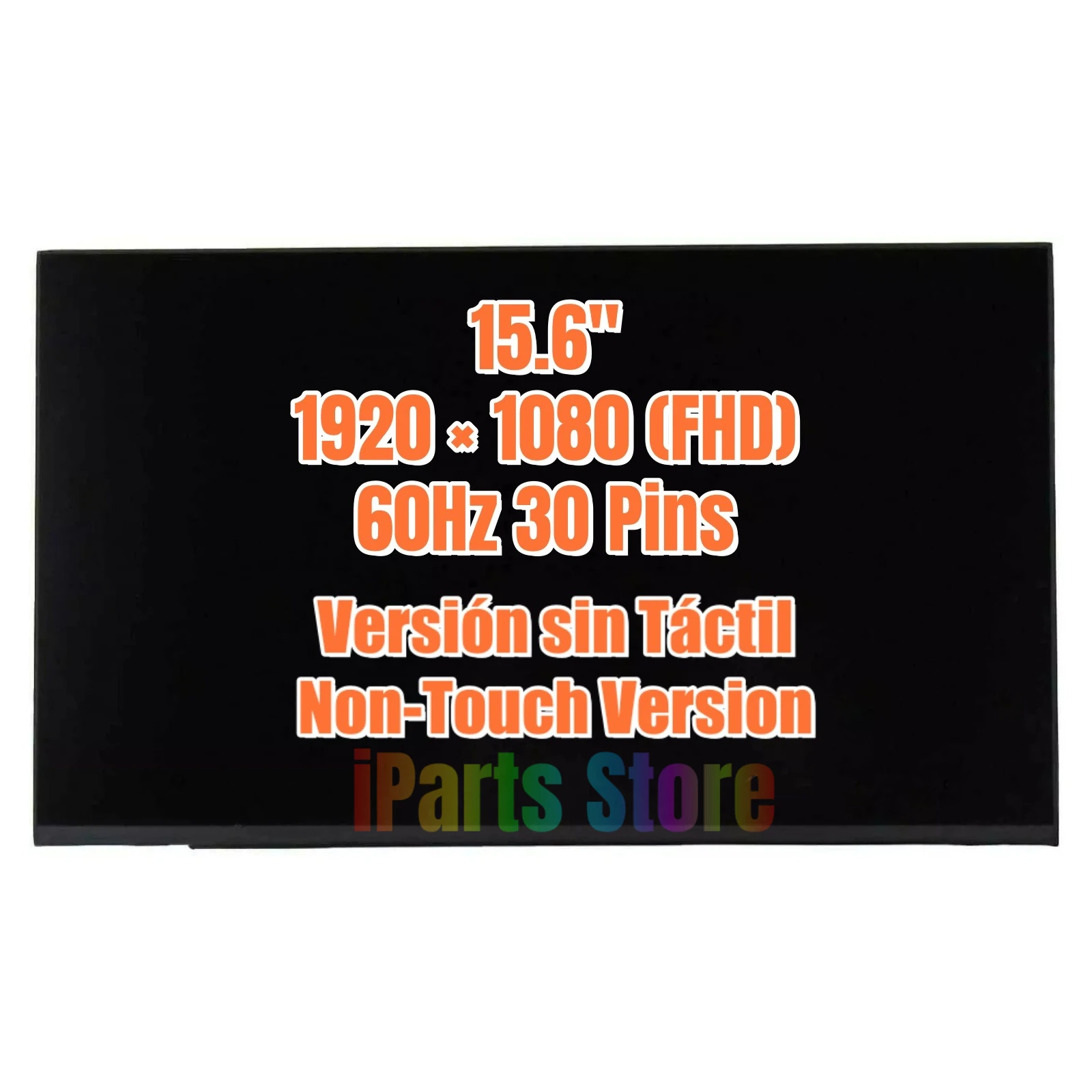 iParts Replacement Display for Dell Inspiron 15 5510 5515 5518 5584 P106F P106F001 P106F003 P85F P85F001 LCD Screen Non-Touch