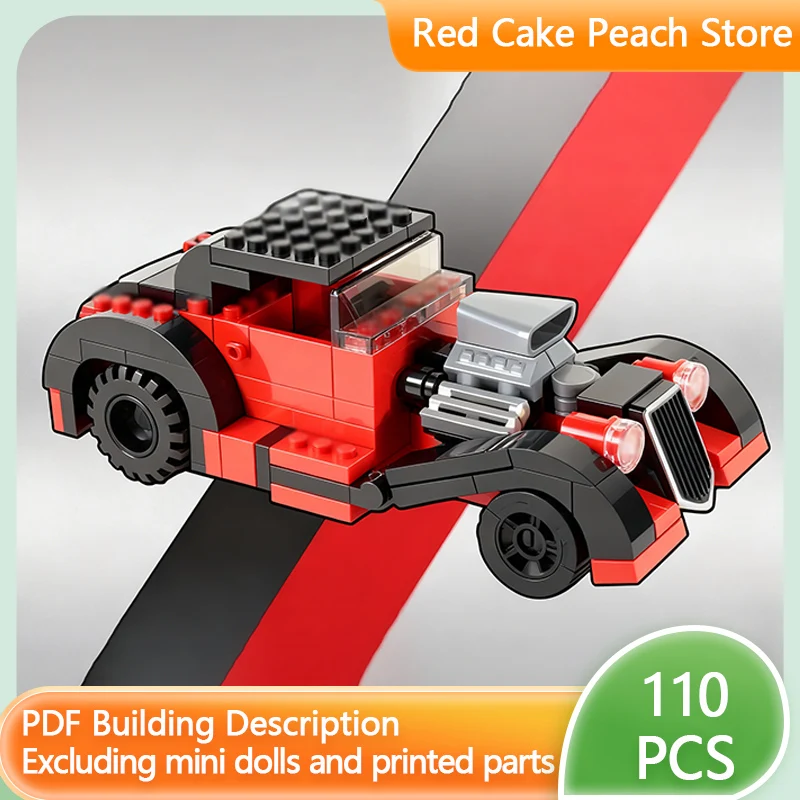 

Popular Game Model MOC Building Bricks Classic American Muscle Car Modular Technology Children Holiday Gifts Assemble Toys Suit