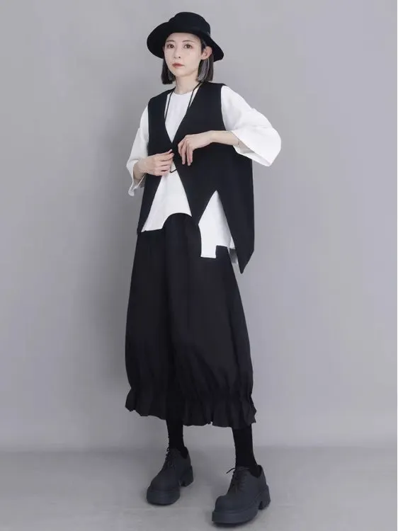 ゆったりとしたワイドレッグパンツ カジュアル ナインポイント スリミングデザイン k スレフラワーバッド サマーカジュアルパンツ ハイウエスト ket