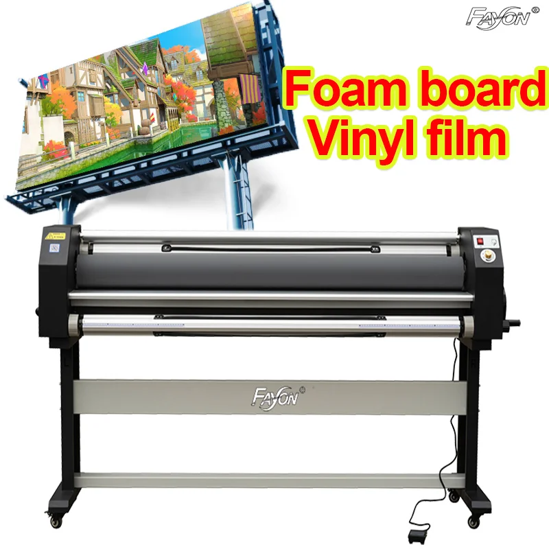 Fayon Roll to Roll Cold Laminator 1.6meter PP Adhesive Sticker Lamination On Sales