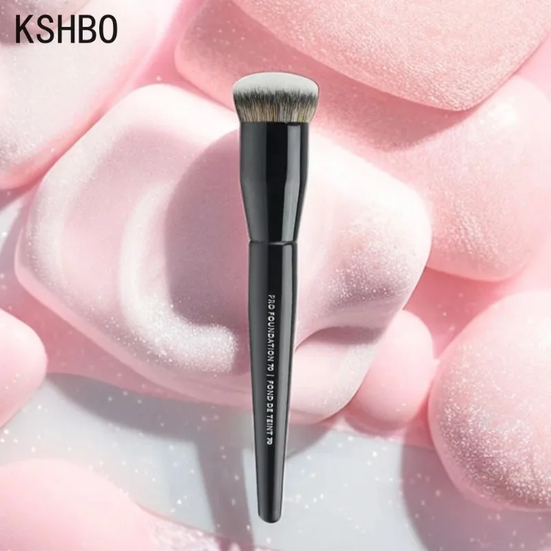 KSHBO Pro Big Foundation Makeup Brush Cream Shadow Contour Brush Blush Powder Synthetic Professional Face Foundation Makeup Tool