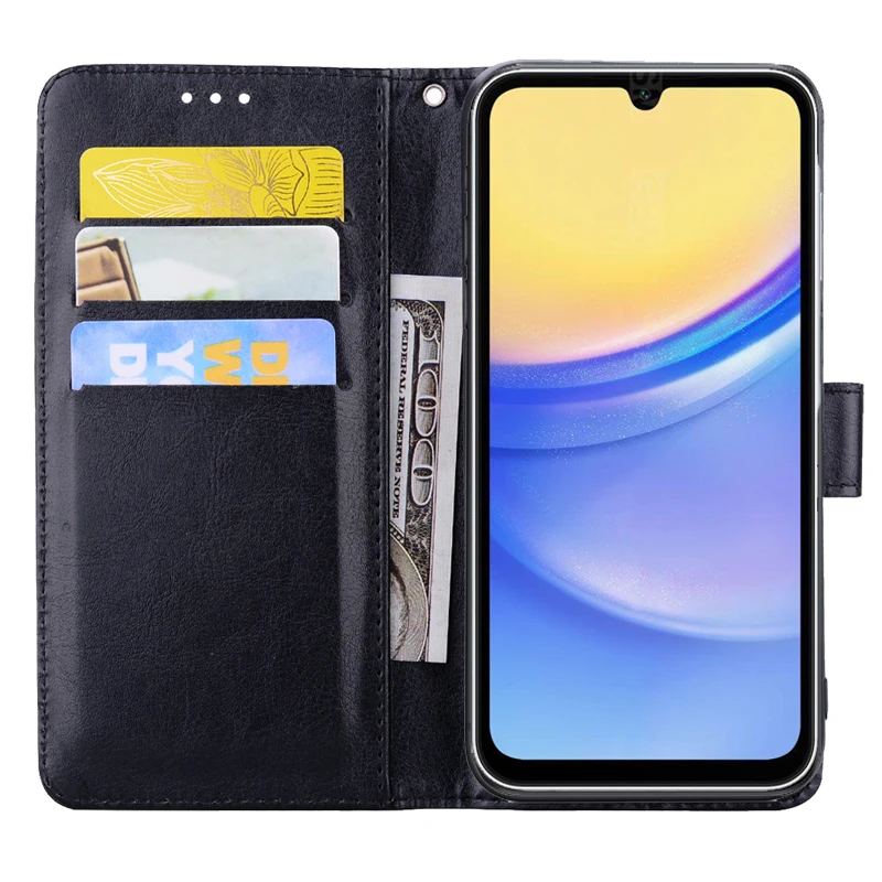 Leather Phone Case For Fundas Samsung Galaxy A15 5G чехол Wallet Cover For Telefoonhoejses Samsung A15 5G SM-A156E/DSN Etui 6.5