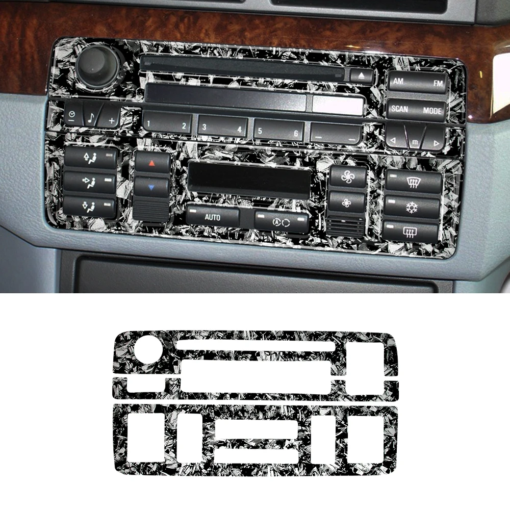 

For BMW 3 Series E46 1998-2005 Accessorie Car Interior Central Control Air Conditioning CD Panel Cover Trim Vinyl Decal Sticker