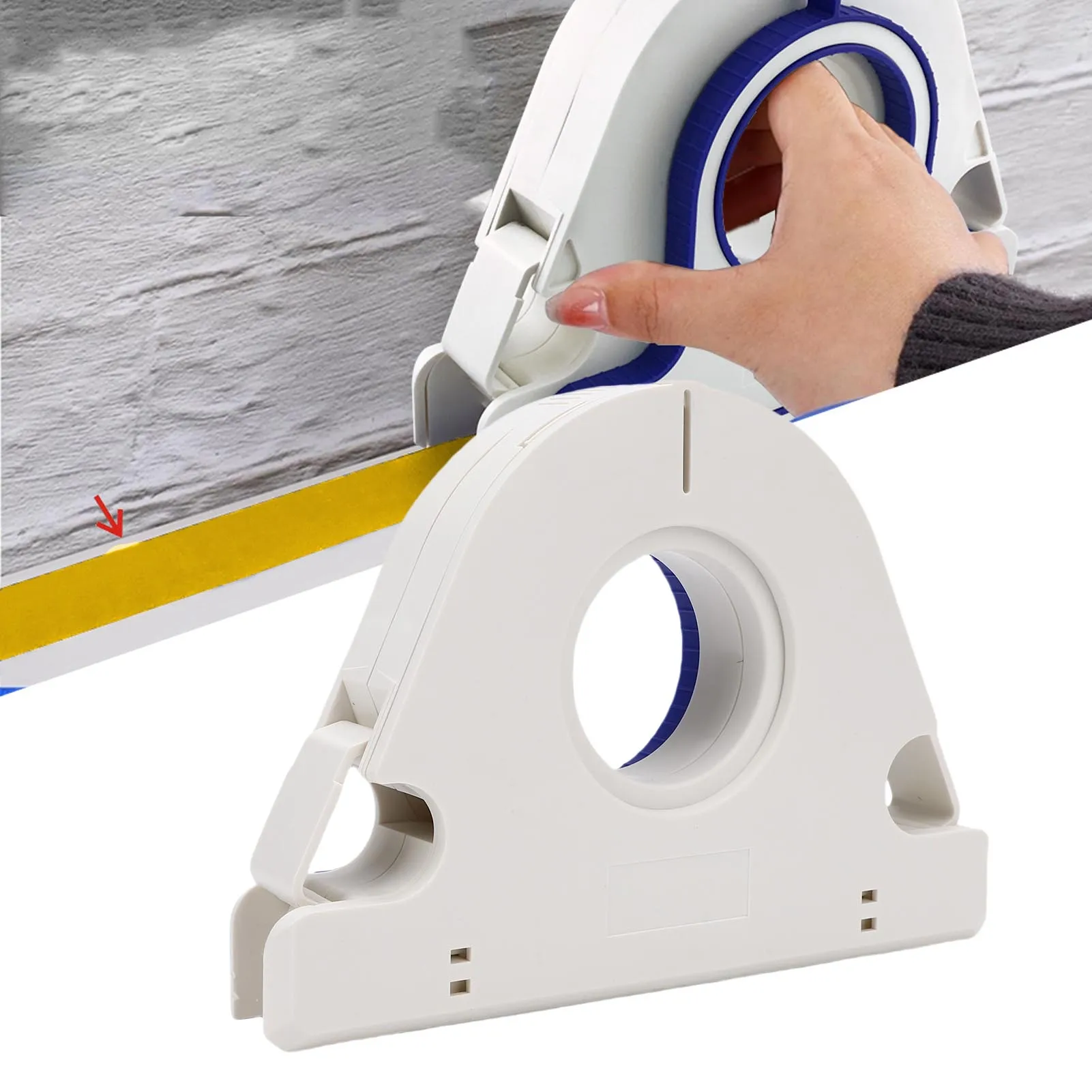 

Masking Paint Tape Dispenser Set Portable 5 Rolls 25mm Tape and Manual Masking Paint Tape Dispenser Set for Window Door Cabinet