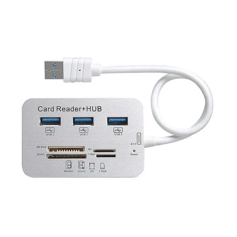 

Quality USB 3.0 HUB Card Reader Combo Micro SD TF Memory Card Reader USB Disk PC Mouse Adapter Phone Tablet Charging Extend Dock